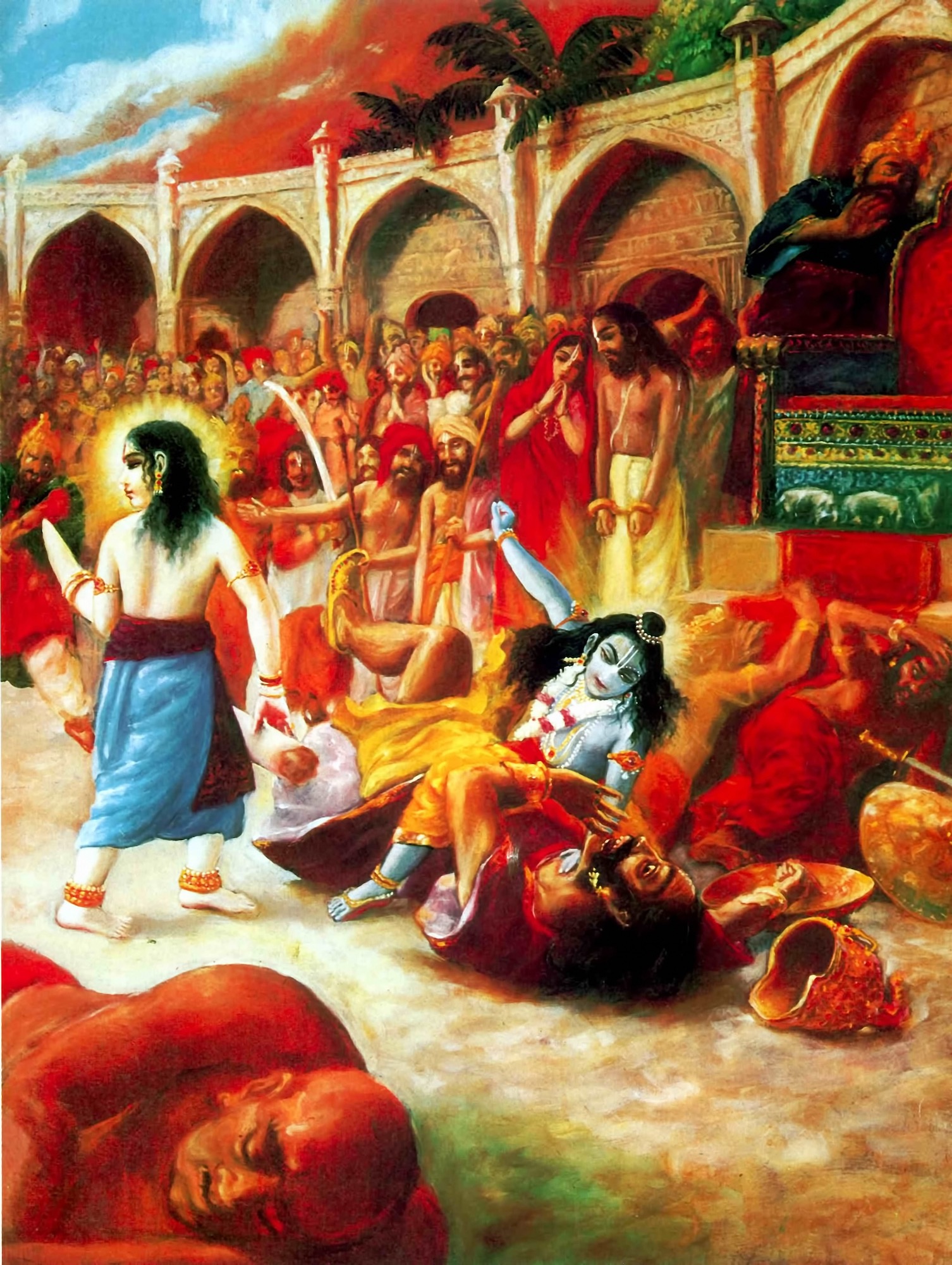 Illustration for Bg. 4.8