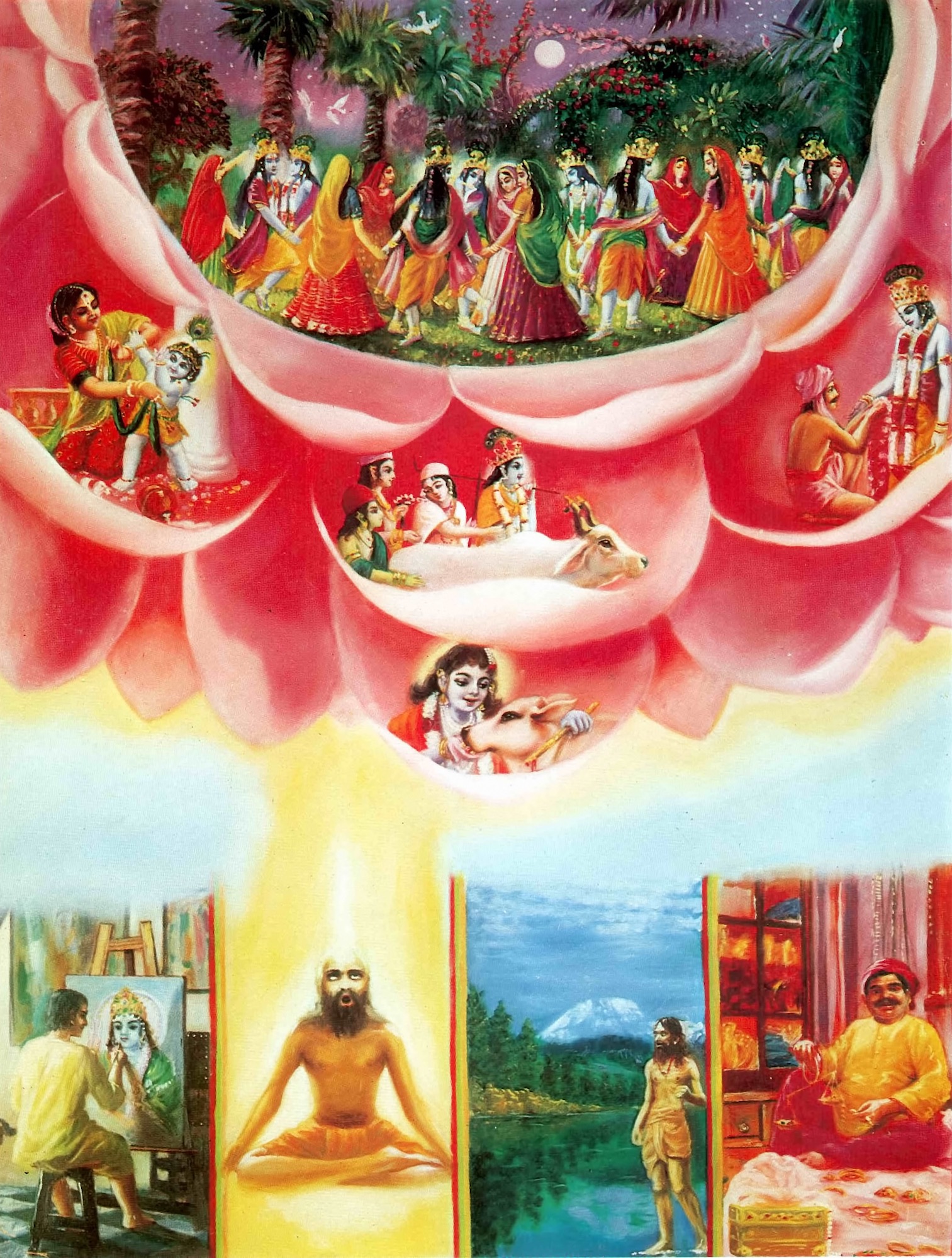 Illustration for Bg. 4.11